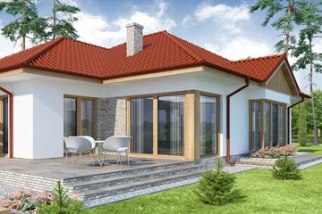  Projekt domu Herakles 1 (WRW1152) - projekt domu parterowego - Zdjęcie 3