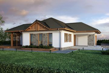  Projekt domu Heron (WRW1086) - projekt domu parterowego - Zdjęcie 5