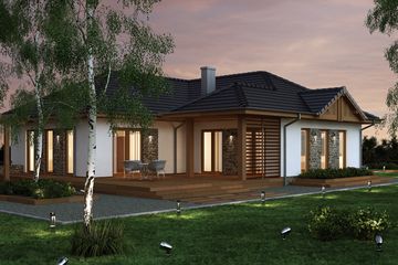  Projekt domu Heron 2 (WRW1093) - projekt domu parterowego - Zdjęcie 4