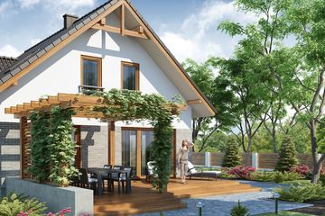  Projekt domu Hestia (WRW1202) - projekt domu parterowego z poddaszem - Zdjęcie 4