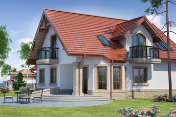  Projekt domu Itamon (WRW1034) - projekt domu parterowego z poddaszem - Zdjęcie 3