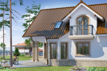  Projekt domu Itamon 2 (WRW1174) - projekt domu parterowego z poddaszem - Zdjęcie 4