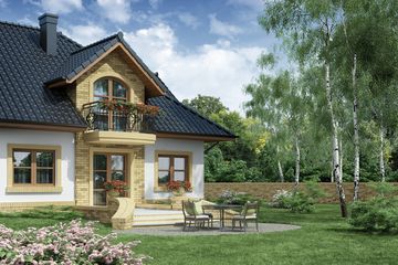  Projekt domu Kalamis 2 (WRW1122) - projekt domu parterowego z poddaszem - Zdjęcie 4