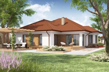  Projekt domu Kasandra (WRW1101) - projekt domu parterowego - Zdjęcie 3