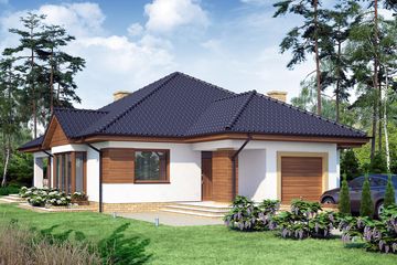  Projekt domu Kroton (WRW1128) - projekt domu parterowego - Zdjęcie 3