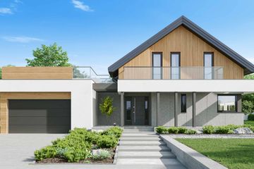  Projekt domu HomeKoncept 01 EN (KRX1025) - projekt domu parterowego z poddaszem - Zdjęcie 1