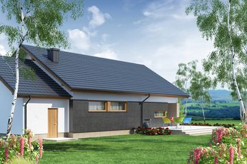  Projekt domu Midas (WRW1145) - projekt domu parterowego - Zdjęcie 4