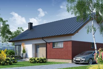  Projekt domu Midas 3 (WRW1146) - projekt domu parterowego - Zdjęcie 3