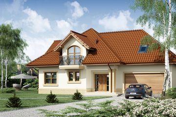  Projekt domu Minor 2 (WRW1119) - projekt domu parterowego z poddaszem - Zdjęcie 4