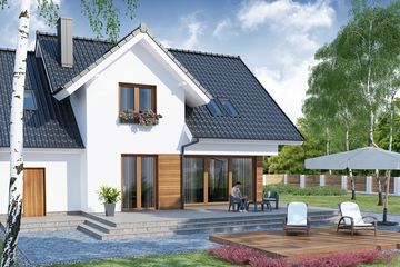  Projekt domu Nazaria (WRW1179) - projekt domu parterowego z poddaszem - Zdjęcie 4