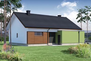  Projekt domu Nestor (WRW1133) - projekt domu parterowego - Zdjęcie 3