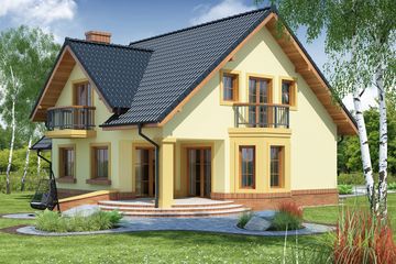  Projekt domu Persefona (WRW1032) - projekt domu parterowego z poddaszem - Zdjęcie 3