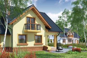  Projekt domu Persefona (WRW1032) - projekt domu parterowego z poddaszem - Zdjęcie 4