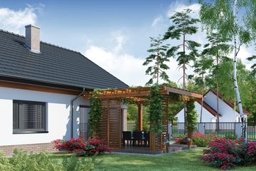  Projekt domu Petroniusz 3 (WRW1204) - projekt domu parterowego - Zdjęcie 3