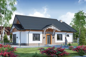  Projekt domu Petroniusz 3 (WRW1204) - projekt domu parterowego - Zdjęcie 4