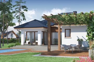  Projekt domu Platon (WRW1135) - projekt domu parterowego - Zdjęcie 4