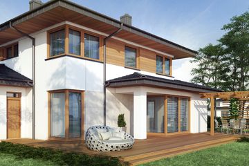  Projekt domu Poliklet 2 (WRW1085) - projekt domu z pełnym piętrem - Zdjęcie 3