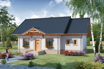  Projekt domu Prometeusz 3 (WRW1190) - projekt domu parterowego - Zdjęcie 3