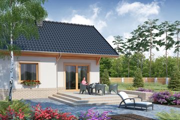  Projekt domu Prometeusz 3 (WRW1190) - projekt domu parterowego - Zdjęcie 4