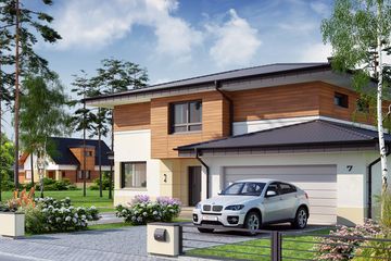  Projekt domu Salomon (WRW1029) - projekt domu z pełnym piętrem - Zdjęcie 3