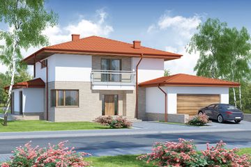  Projekt domu Sima 2 (WRW1155) - projekt domu z pełnym piętrem - Zdjęcie 3