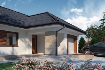  Projekt domu Sokrates 2 (WRW1096) - projekt domu parterowego - Zdjęcie 3