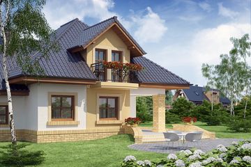  Projekt domu Solon (WRW1125) - projekt domu parterowego z poddaszem - Zdjęcie 4