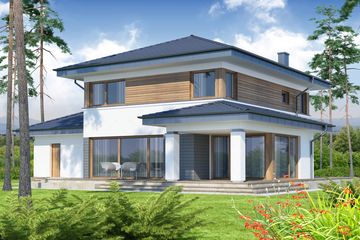  Projekt domu Telmun (WRW1149) - projekt domu z pełnym piętrem - Zdjęcie 5