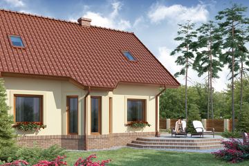  Projekt domu Tytus 3 (WRW1188) - projekt domu parterowego z poddaszem - Zdjęcie 4
