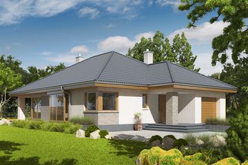  Projekt domu Glen V G1 (WRC2489) - projekt domu parterowego - Zdjęcie 1