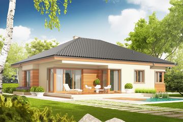  Projekt domu Eris G2 (wersja C) multi-comfort (WRC2501) - projekt domu parterowego - Zdjęcie 1