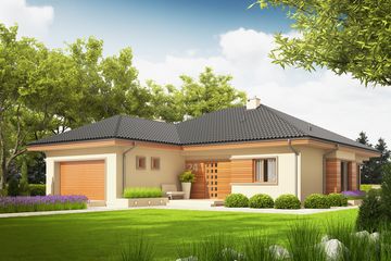  Projekt domu Eris G2 (wersja C) multi-comfort (WRC2501) - projekt domu parterowego - Zdjęcie 2