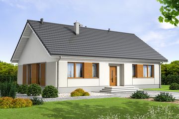  Projekt domu Daktyl 2 Modern (WOF1062) - projekt domu parterowego - Zdjęcie 1