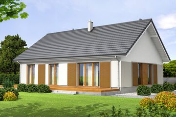  Projekt domu Daktyl 2 Modern (WOF1062) - projekt domu parterowego - Zdjęcie 2