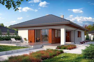  Projekt domu Rio (BSE1061) - projekt domu parterowego - Zdjęcie 1