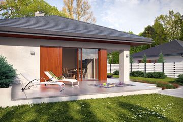  Projekt domu Rio (BSE1061) - projekt domu parterowego - Zdjęcie 2