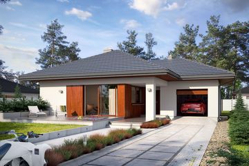 Projekt domu Rio 2 (BSE1062) - projekt domu parterowego - Zdjęcie 1