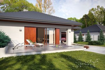  Projekt domu Rio 2 (BSE1062) - projekt domu parterowego - Zdjęcie 2