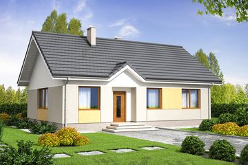  Projekt domu Sezam modern (WOF1063) - projekt domu parterowego - Zdjęcie 1