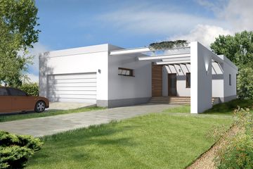  Projekt domu Luksemburg DCB35a (WOB1589) - projekt domu parterowego - Zdjęcie 1