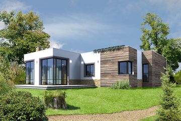  Projekt domu Luksemburg DCB35a (WOB1589) - projekt domu parterowego - Zdjęcie 2