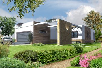  Projekt domu Luksemburg DCB35a (WOB1589) - projekt domu parterowego - Zdjęcie 3