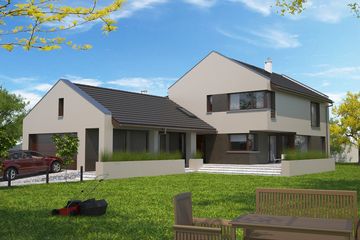 Projekt domu Quimper DCP314 - z pełnym piętrem dom o powierzchni 195,17 m², dach dwuspadowy - ujęcie 3