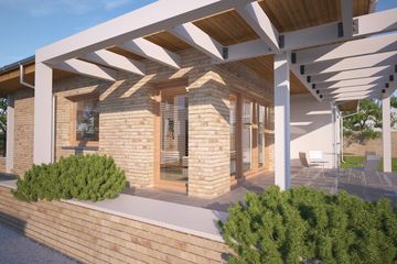  Projekt domu Denver II LMB112a (WRB1543) - projekt domu parterowego - Zdjęcie 4