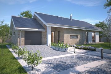  Projekt domu Rimini LMB127 (WRB1542) - projekt domu parterowego - Zdjęcie 4