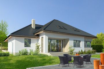  Projekt domu Bastia DCB111 (WOB1567) - projekt domu parterowego - Zdjęcie 3