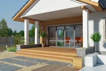  Projekt domu Lucia III DCB88b (WOB1565) - projekt domu parterowego - Zdjęcie 4