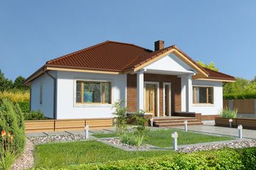  Projekt domu Lucia III DCB88b (WOB1565) - projekt domu parterowego - Zdjęcie 5