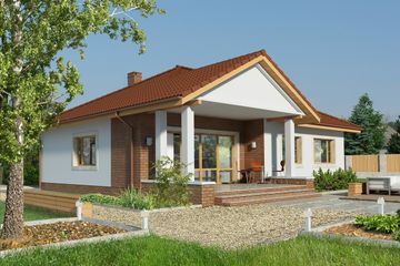  Projekt domu Lucia III DCB88b (WOB1565) - projekt domu parterowego - Zdjęcie 6