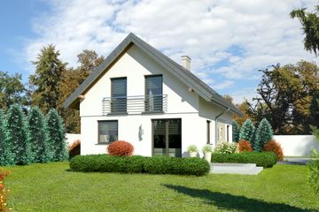  Projekt domu przy Alabastrowej 28 (KRK1386) - projekt domu parterowego z poddaszem - Zdjęcie 3